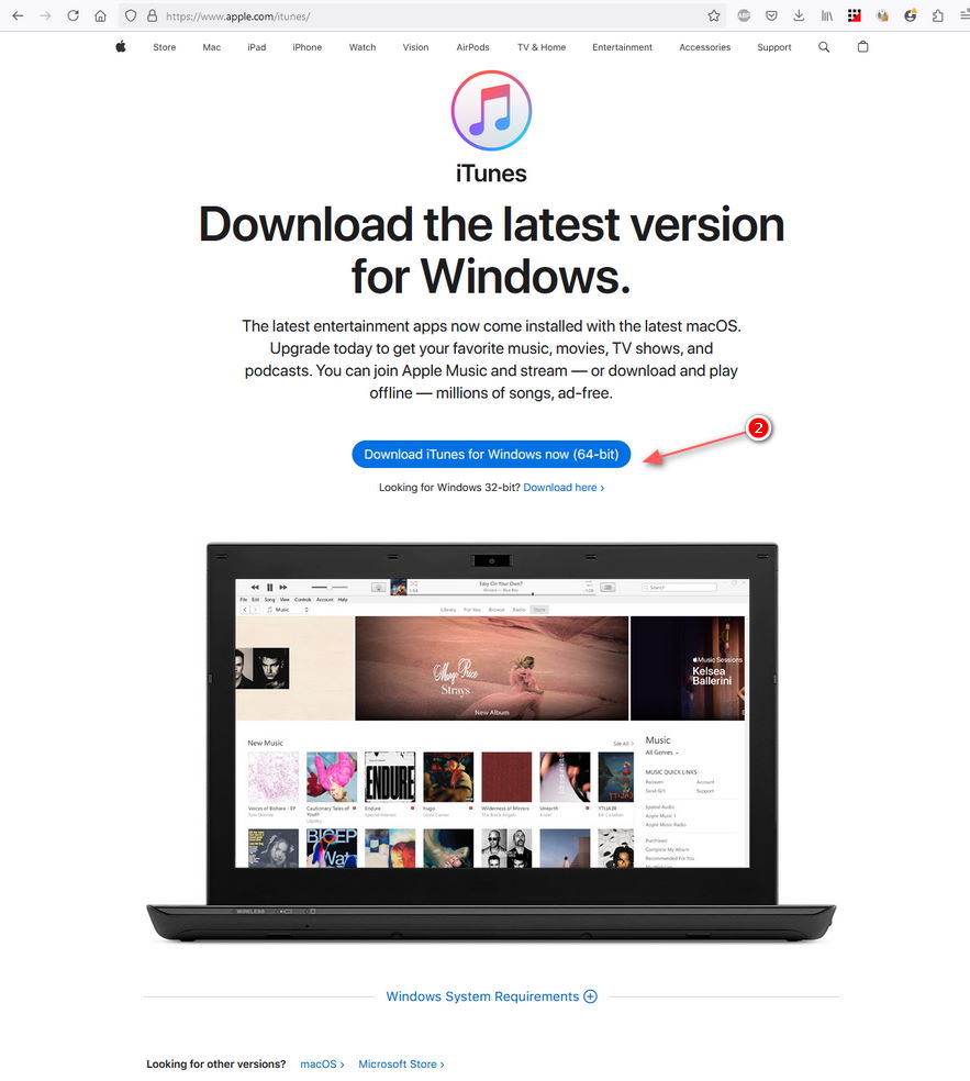 How to download the desktop version of iTunes from Apple's website